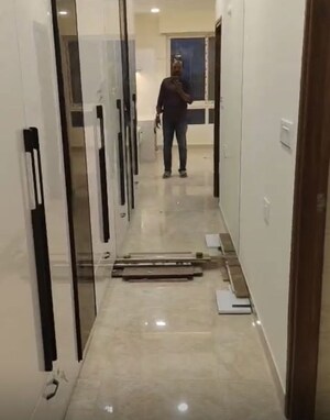 Building Lobby in 3 BHK Apartment at Aurobindo Kohinoor, Serilingampally – for Rent