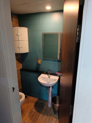 Bathroom in 1 BHK Apartment at Lodha Crown Quality Homes, Majiwada – for Rent
