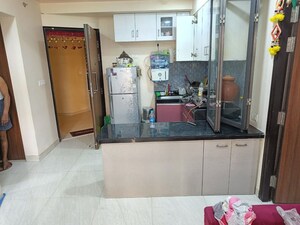 Kitchen in 1 BHK Apartment at Lodha Crown Quality Homes, Majiwada – for Rent