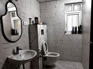 Bathroom in 3 BHK Apartment at Aditya Empress Towers, Shaikpet – for Rent