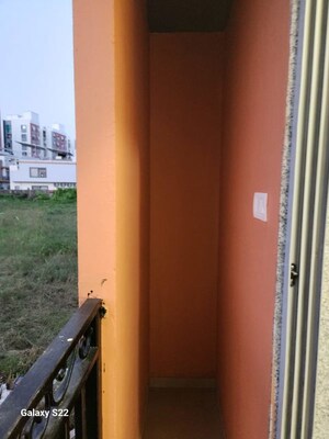 Balcony in 3 BHK Apartment at Courtyard Trinetra, Bhayli – for Sale