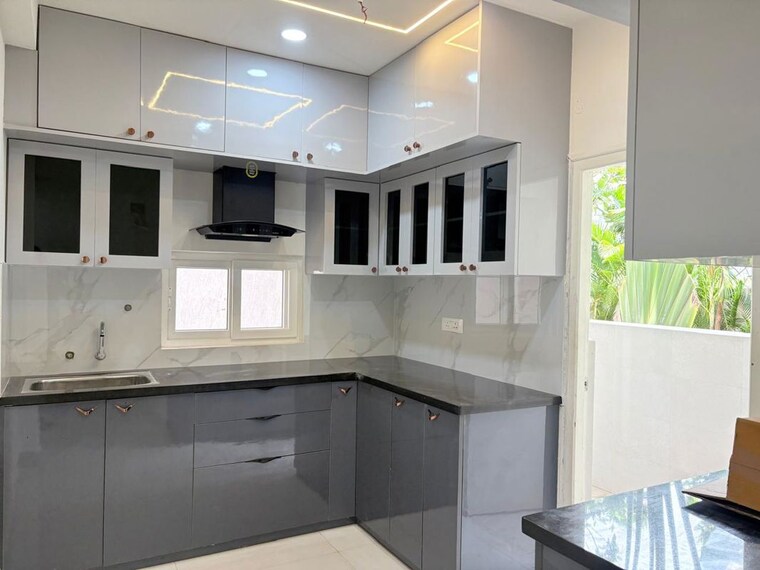 Kitchen, fortune-green-homes-sapphire 3 Bedroom 1500 Sq.Ft. Apartment In Tellapur Hyderabad 10477110