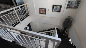 Staircase in 4 BHK Villa at Confident Leo II, Sarjapur Road – for Rent