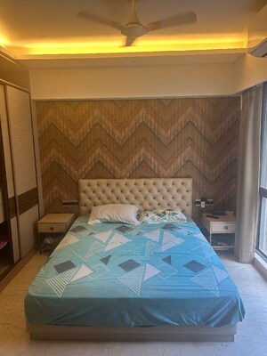 Bedroom in 1 BHK Apartment at Omkar Vive, Kurla – for Rent