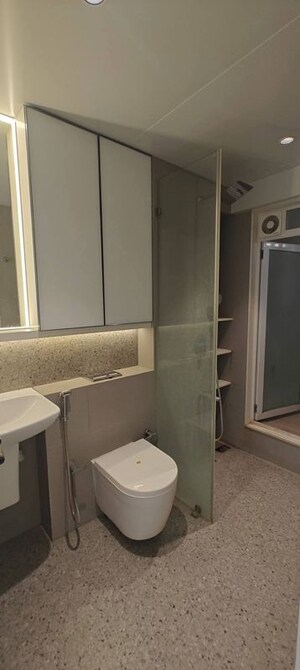 Bathroom in 3 BHK Apartment at Arihant CHS Khar West, Khar West – for Rent