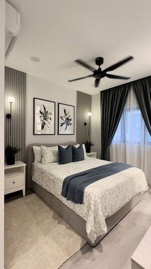 Bedroom in 4 BHK Builder Floor at Anand Niketan – for Rent