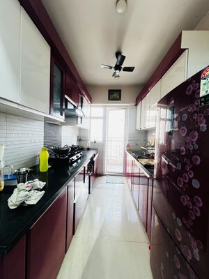 Kitchen in 3 BHK Apartment at Nirala Estate II, Tech Zone 4 Greater Noida – for Rent