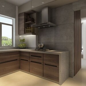 Kitchen in 4 BHK Builder Floor at Anand Niketan – for Rent