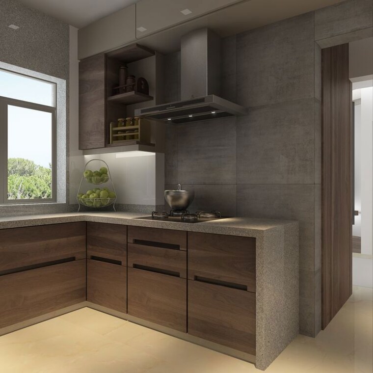Kitchen, anand niketan 4 Bedroom 400 Sq.Yd. Builder Floor In Anand Niketan Delhi 10477283