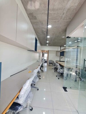 Kitchen in  Office Space at Zion Z One, Bodakdev – for Rent