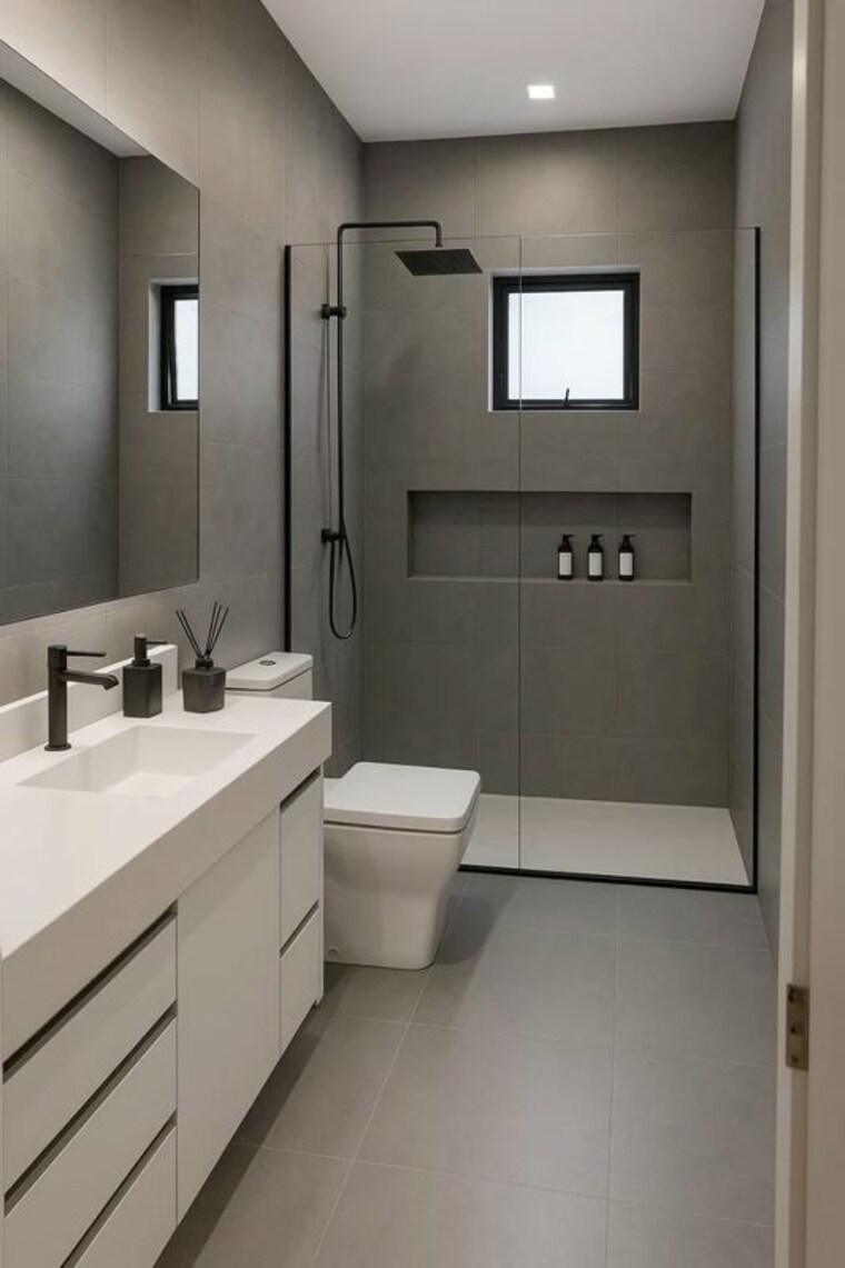 Bathroom, anand niketan 3 Bedroom 400 Sq.Yd. Builder Floor In Anand Niketan Delhi 10477297