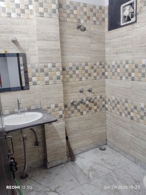 Bathroom in 2 BHK Apartment at Jhilmil Colony – for Rent