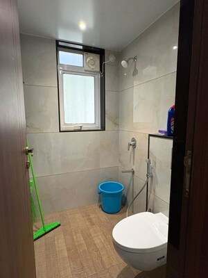 Bathroom in 3 BHK Apartment at Wireless Colony – for Rent