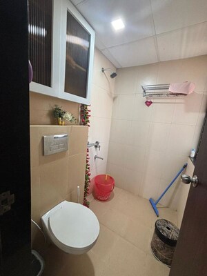 Bathroom in 2 BHK Apartment at Shapoorji Pallonji Joyville Hinjewadi, Hinjewadi – for Rent