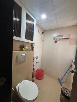 Bathroom in 2 BHK Apartment at Shapoorji Pallonji Joyville Hinjewadi, Hinjewadi – for Rent