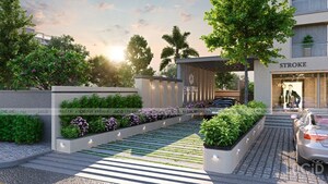 3 BHK Apartment – Entrance View at Swastika Heights, Bhayli - for Sale