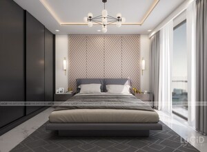 Master Bedroom in 3 BHK Apartment at Swastika Heights, Bhayli – for Sale
