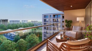 Balcony in 3 BHK Apartment at Swastika Heights, Bhayli – for Sale