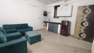 Living Room in 1 BHK Apartment at Freedom Fighters Enclave – for Rent