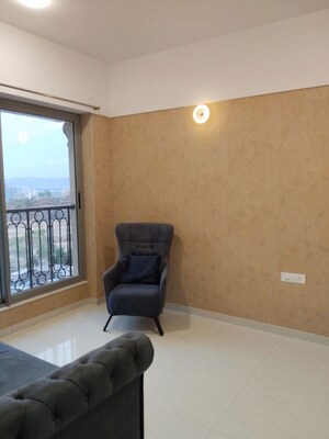 Living Room in 2 BHK Apartment at Lodha Bellagio, Powai – for Rent