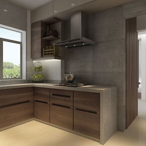 Kitchen in 4 BHK Builder Floor at Anand Lok – for Rent