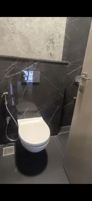 Bathroom in 1 BHK Apartment at Ajmera Boulevard, Malad West – for Sale