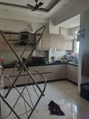 Staircase in 3 BHK Apartment at Dwarika Raj Garden City, Raj Nagar Extension – for Rent