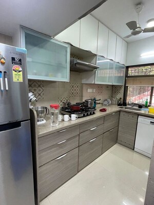 Kitchen in 2 BHK Apartment at Manju Mahal Apartment, Pali Hill – for Rent