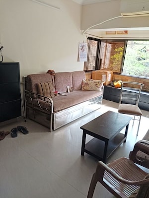 Living Room in 1.5 BHK Apartment at Sandesh Nagar – for Rent
