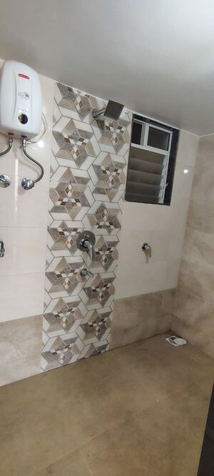 Bathroom in 1 BHK Apartment at Jalaram Deep CHS, Dombivli East – for Rent