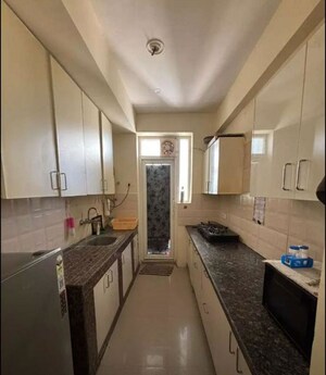 Kitchen in 2 BHK Apartment at NK Sharma Savitry Greens, Lohgarh – for Rent