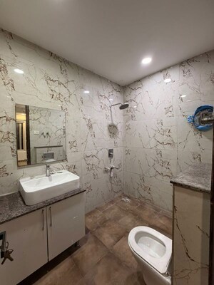 Bathroom in 3 BHK Apartment at Saket – for Rent