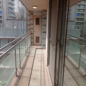 Balcony in 3 BHK Apartment at Mayfair Bliss, Khar West – for Rent
