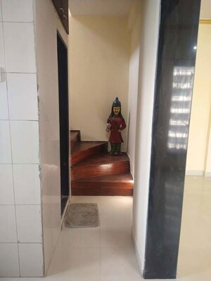 Bathroom in 3 BHK Apartment at Vaibhav Vilas CHS, Majiwada – for Rent