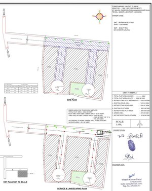  Plot – Map Location View at Dream City, Rohania - for Sale