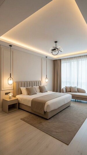 Bedroom in 3 BHK Builder Floor at Defence Colony – for Rent