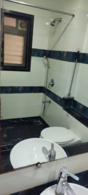 Attached Bathroom in 3 BHK Apartment at Ekta Park Vista, Khar West – for Rent
