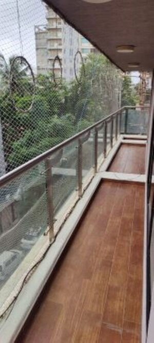Balcony in 3 BHK Apartment at Ekta Park Vista, Khar West – for Rent