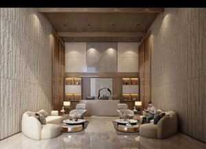 Living Room in 3 BHK Apartment at Northwind Sanctuary, Pi Greater Noida – for Sale