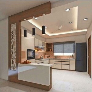 Kitchen in 3 BHK Builder Floor at Defence Colony – for Rent