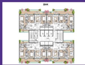 Floor Plan in 4 BHK Apartment at M3M Jacob and Co, Sector 97 – for Sale