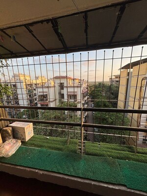 Balcony in 3.5 BHK Apartment at Kanungo Shreepati Complex, Mira Road East – for Sale