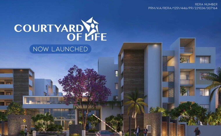 Exterior View, navanaami-courtyard-of-life 3 Bedroom 1697 Sq.Ft. Apartment In Kodathi Bangalore 10477705