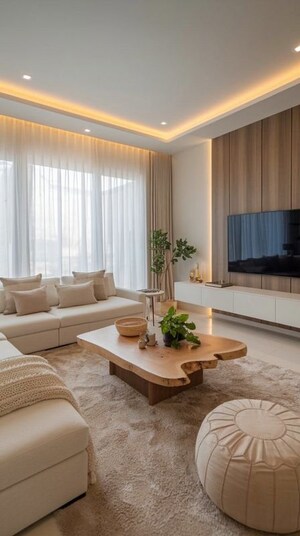 Living Room in 4 BHK Builder Floor at Defence Colony – for Rent