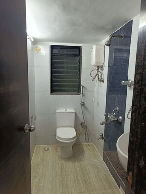 Bathroom in 3 BHK Apartment at Leena Bhairav Residency, Mira Road – for Sale