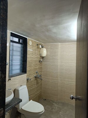 Bathroom in 3 BHK Apartment at Leena Bhairav Residency, Mira Road – for Sale