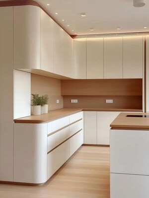 Kitchen in 3 BHK Builder Floor at Defence Colony – for Rent