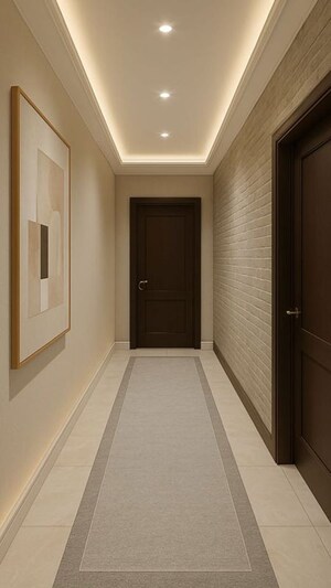 Building Lobby in 3 BHK Builder Floor at Defence Colony – for Rent