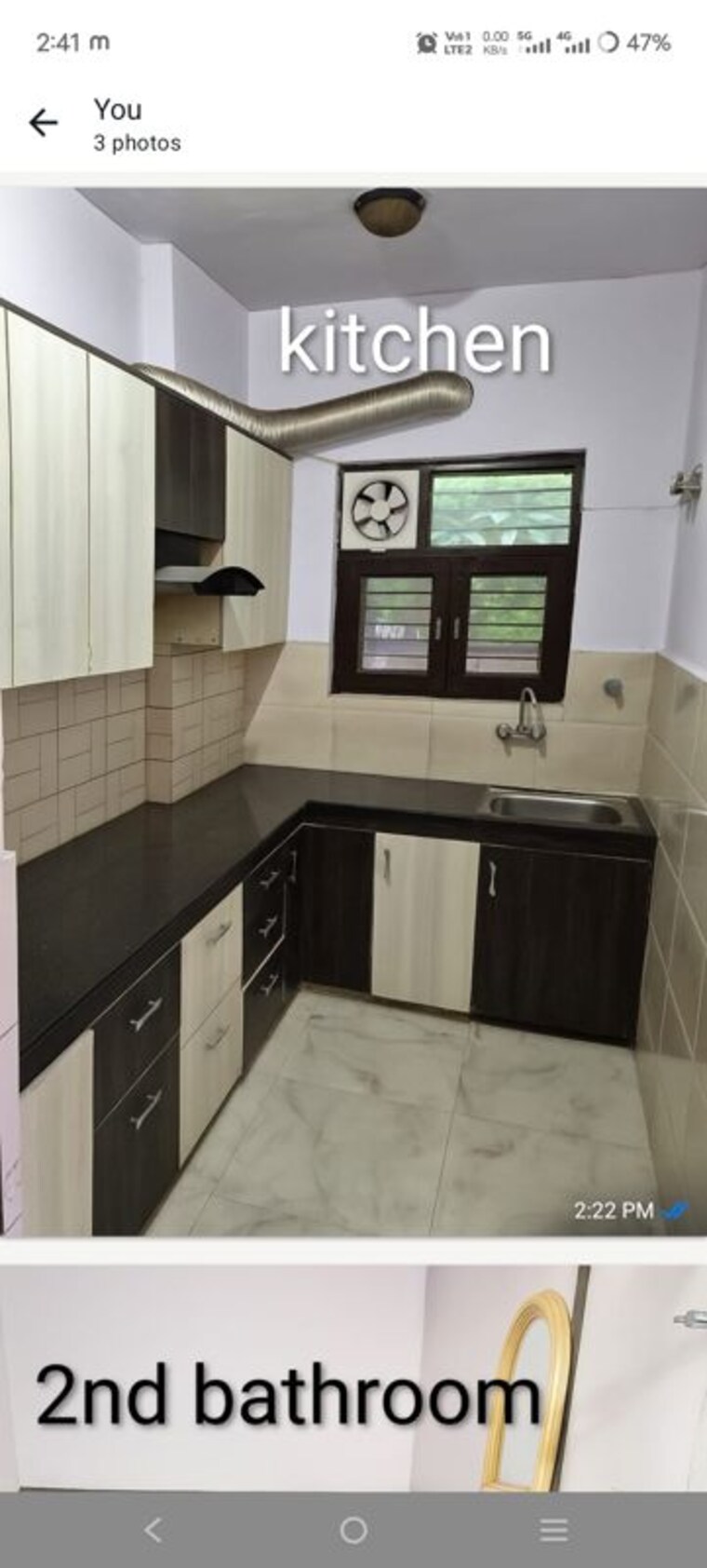 Kitchen, balaji-apartments-palam-vihar 3 Bedroom 1450 Sq.Ft. Builder Floor In Palam Vihar Extension Gurgaon 10477811