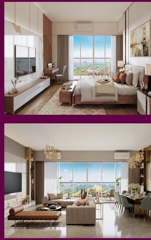 Bedroom in 4 BHK Apartment at Godrej Riverine, Sector 44 – for Sale